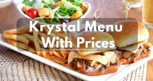 Krystals Menu: One of the Longest Running and Affordable Restaurant